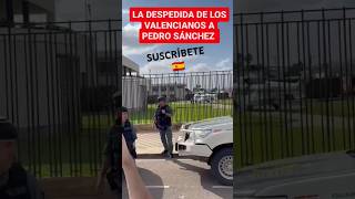 🇪🇸 LOS VALENCIANOS LE DAN LA quotBIENVENIDAquot A PEDRO SÁNCHEZ 🇪🇸 shorts viral valencia españa [upl. by Kwabena]