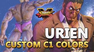 Urien  Custom C1 Colors  Street Fighter V Mod  Max Settings 60fps [upl. by Eltotsira]