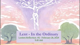 Lenten Reflection [upl. by Alset]