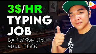 TYPING JOB Online Jobs Work From Home Daily Sweldo For Beginners [upl. by Bloxberg909]