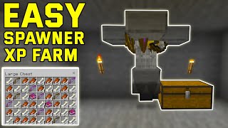 EASY Mob Spawner XP Farm 120 Javabedrockmcpeps4Xbox [upl. by Eigram712]