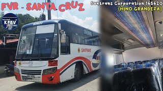 ONBOARD Bus Ride Santrans 165620 Hino FG Grandeza  FVR  Santa Cruz [upl. by Harmonie]