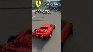 Ferrari 250 GTO vs Ford GT 40 🚗  BeamNGdrive Shorts [upl. by Corvin]