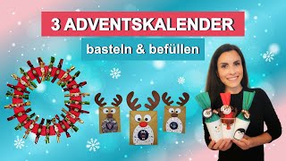 3 Adventskalender für Kinder selber machen und befüllen  DIY  Made for Moms [upl. by Letnohs743]