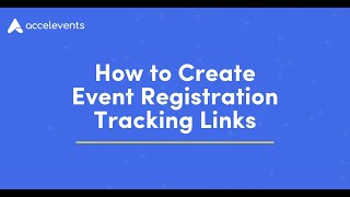 How to Create Event Registration Tracking Links [upl. by Attirb741]