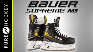 Bauer Supreme M3 Hockey Skates  Product Review [upl. by Herzen]