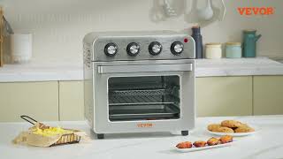 VEVOR 7IN1 Air Fryer Toaster Oven Roast Bake amp Air Fry Like a Pro [upl. by Ahsasal]