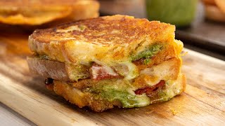 Gourmet Grilled Cheese Sandwich Recipe  CharBroil [upl. by Idola48]