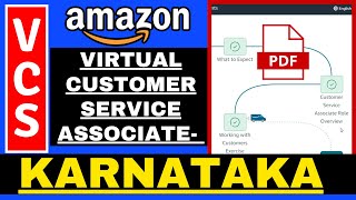 Amazon Virtual Customer Service Associate Online Test Karnataka  Amazon Work From Home Jobs 2024 [upl. by Arinay]