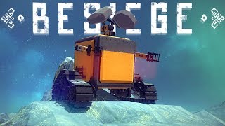 Besiege Gameplay  Draegasts Car WallE Tank Amazing Aircraft Carrier  Best Besiege Creations [upl. by Odracer63]