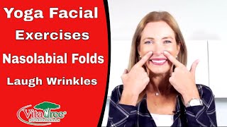 Facial Yoga Exercises Nasolabial Folds  Smooth Out Smile  Laugh Lines  VitaLife Show Episode 285 [upl. by Aicatsan540]