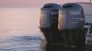 Yamaha 150 hp  4 Stroke Outboard  Full Throttle [upl. by Gentes902]