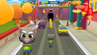 Talking Tom Gold Run in China  Talking Tom iOS Android Gameplay 673 [upl. by Enylecoj252]