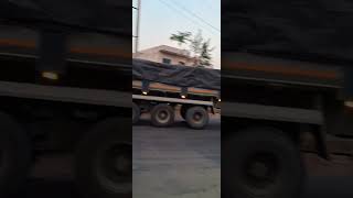 Heavy truck funny Horan truck driver  overload truck [upl. by Joby]