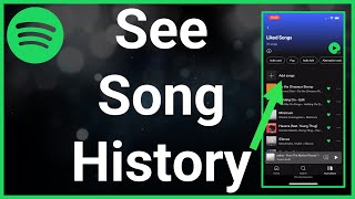 How To See Spotify Song History [upl. by Lekim829]