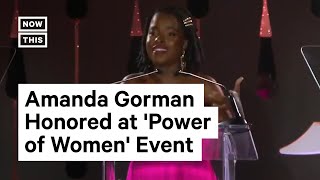 Amanda Gorman Recites We Rise at Varietys Power of Women Event [upl. by Ydniw]