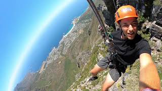 1000 meter abseil down Table Mountain [upl. by Oriel]