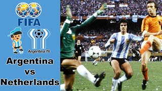 PES2021  Argentina vs Netherlands  The Final  World Cup 1978 [upl. by Alrak]