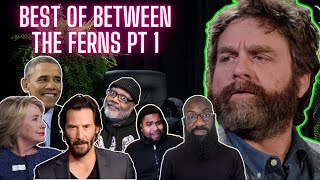 Between Two Ferns Part 1 Reaction Deadpan Humor and Awkward Exchanges with Celebrities [upl. by Englebert]