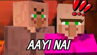 Aayi Nai  Minecraft funny Animation  Minecraft Animation minecraft [upl. by Eirrab]