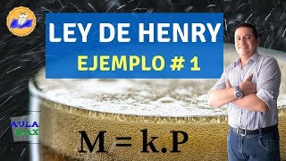 Ley de Henry Disolución gas en líquido  Ejemplo 1 [upl. by Sallad303]