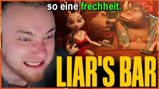 LÜGEN WIRD BELOHNT 🤣 LIARS BAR vs Eli Mehdi amp Riirex 🔥 SolutionPlayz [upl. by Aicnelav766]