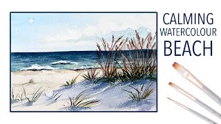 Watercolor Beach The Ultimate Relaxation Escape [upl. by Jordon]