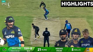 Peshawar Zalmi vs Multan Sultan Match Full  PZ vs MS Match [upl. by Attenrad]