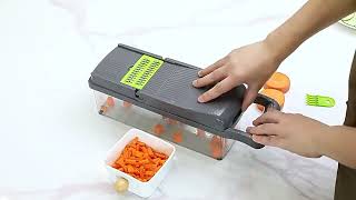 1416 in 1 Multifunctional Vegetable Chopper Handle Food Grate Food Chopper [upl. by Ylrebme846]