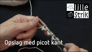 Opslag med picot kant [upl. by Ltsyrk]