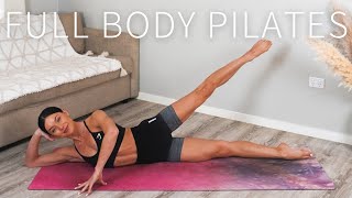 45 MIN FULL BODY WORKOUT  AtHome Pilates 🤍 Day 7 Move With Me Series [upl. by Rodrich311]