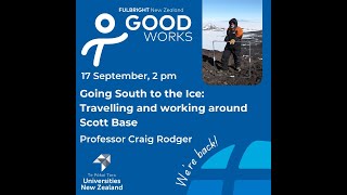 Fulbright NZ Good Works with Craig Rodger [upl. by Nugent]