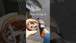 Birkenstocks amp iced coffees vibes slowlife birkenstock [upl. by Anehta71]