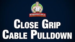 Close Grip Cable Pulldown [upl. by Deaner]