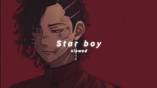 the weeknd  starboy slowed  reverb [upl. by Rame315]