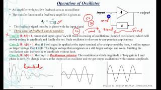 Barkhausen Criterion  Essentials of Oscillator  Classification of Oscillators Module 3 Lec 7 [upl. by Acim]