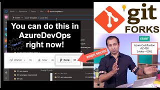 Az400 v9  AzureDevOps git FORKS  Microsoft Certification AZ400  git Inner SOURCE  AzureDevOps [upl. by Keener]