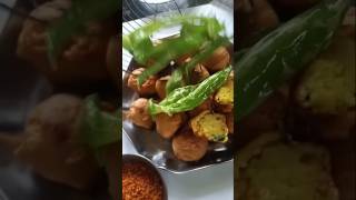 gota vada bhajiya bonda food batatavada shots cooking recipe [upl. by Turino]