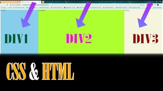 Aligning Divs Side by Side CSS amp HTML tutorial [upl. by Chane]