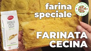 Farinata o Cecìna con Farina di Ceci  Gustosa e facile [upl. by Enalda]