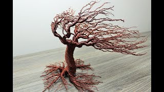 How to make Autumn Wind Blow Wire Tree [upl. by Dam]