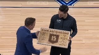 Inside Villanova Basketball with Jay Wright Feb 26 2020  Ryan Arcidiacono Jersey Retirement [upl. by Adarbil364]