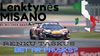 MISANO trasa su McLaren GT3 lenktynių diena [upl. by Shem]