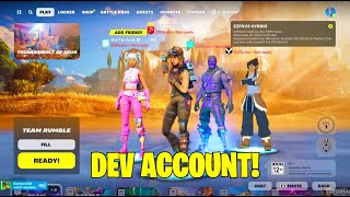 Trolling Kids With A Fortnite DEV Account 😂 INSANE REACTION [upl. by Alisun]