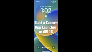 How to build a Custom App Launcher in iOS 16 with Widgetsmith [upl. by Rowney821]