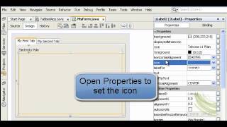 TabbedPane with NetBeans  Java Training in Chandigarh [upl. by Urbanna663]
