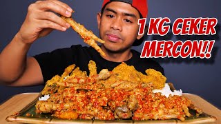 MUKBANG 1 KG CEKER MERCON MANDI CABE [upl. by Alesandrini]