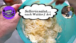 Selleriesalat fast Waldorfsalat [upl. by Bathilda]