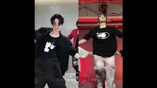 Niki And Konon dance so 🔥🔥😎 niki konon enhypen shorts dance fyp [upl. by Christel]