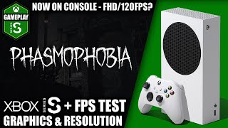 Phasmophobia  Xbox Series S Gameplay  FPS Test [upl. by Leoline]